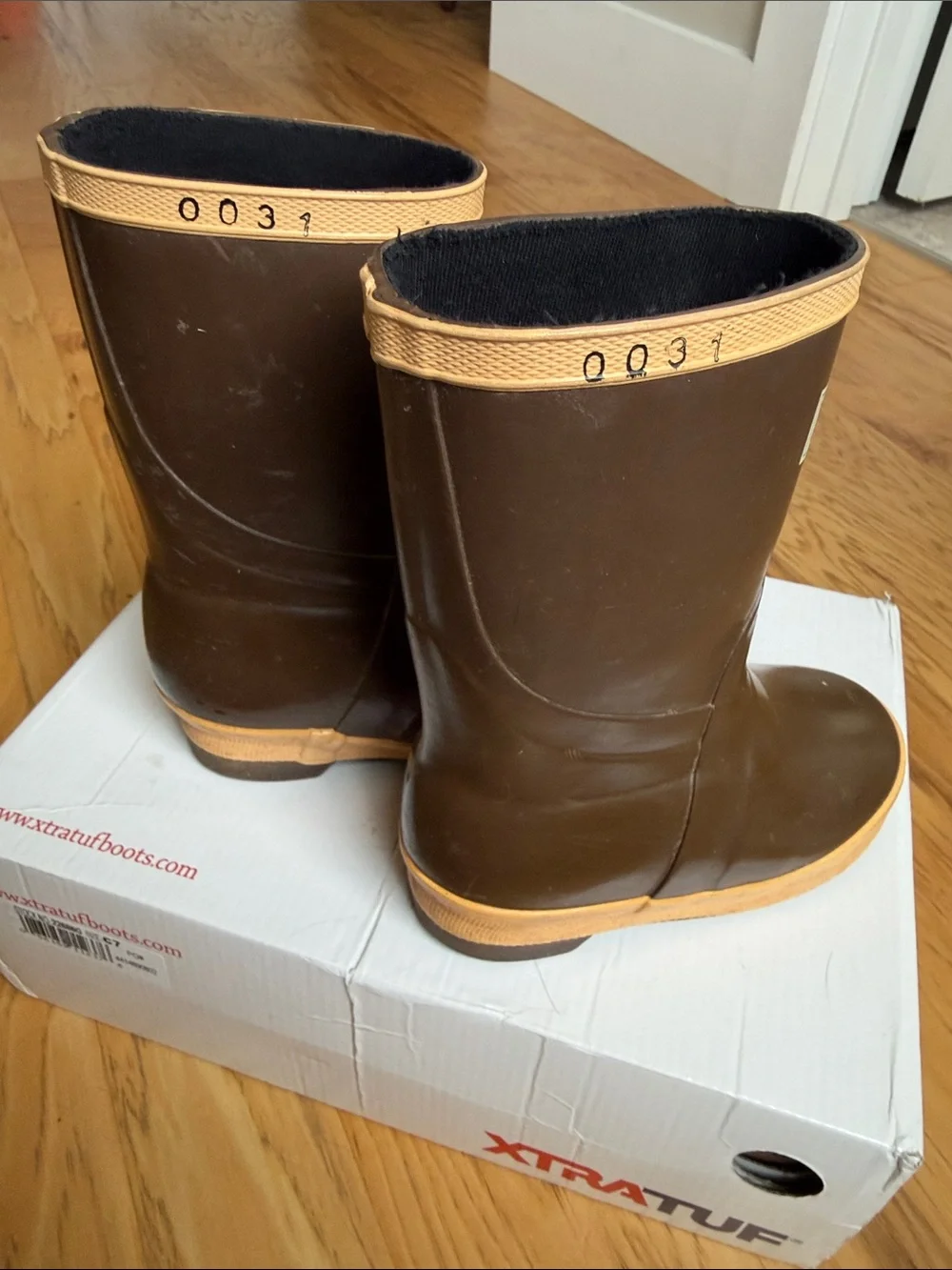 Kids XtraTuf insulated Waterproof Rain Boots size C7